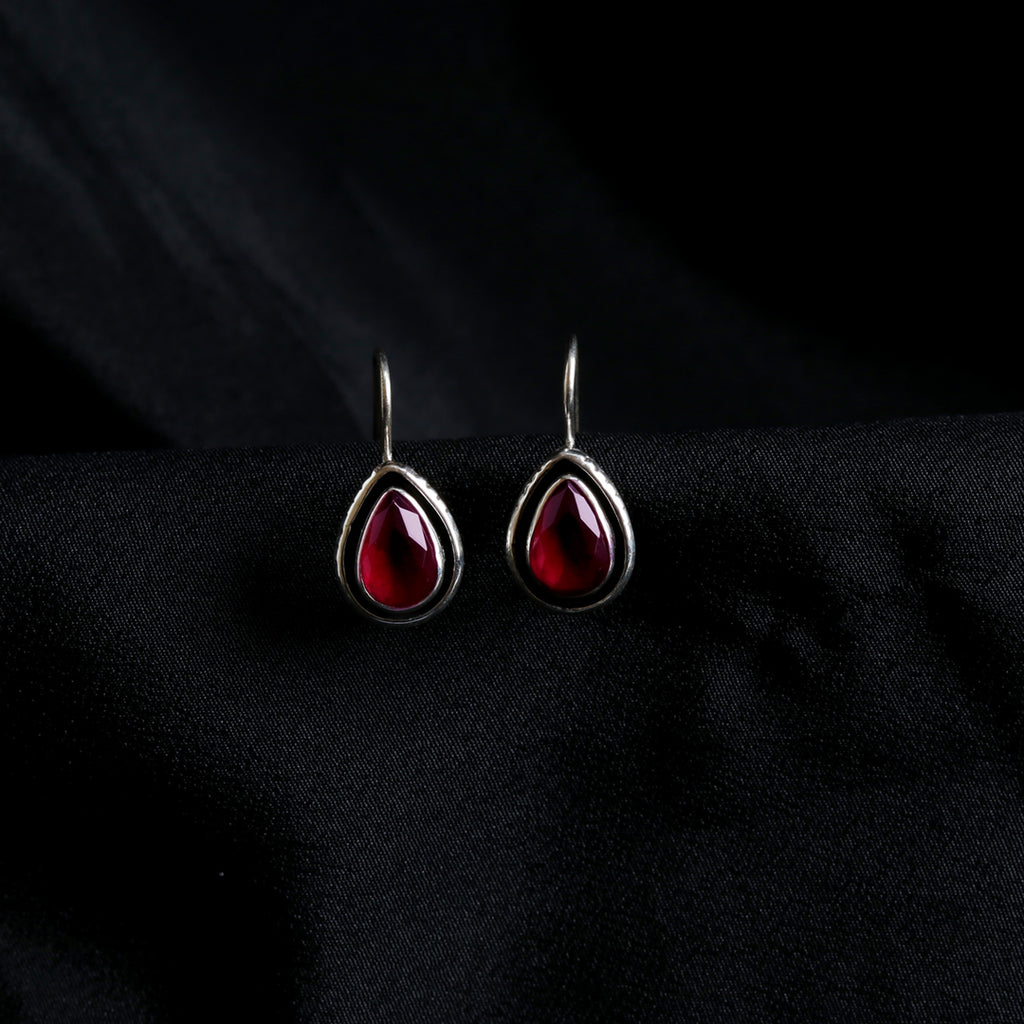 Drop Shape Ruby Hooks