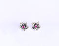 Floral Ruby Studds