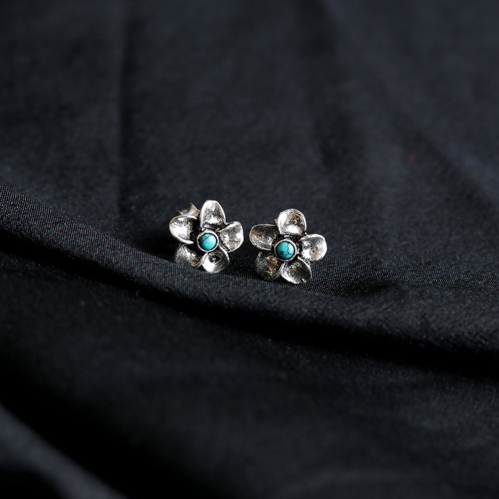 Floral Turquoise Studds