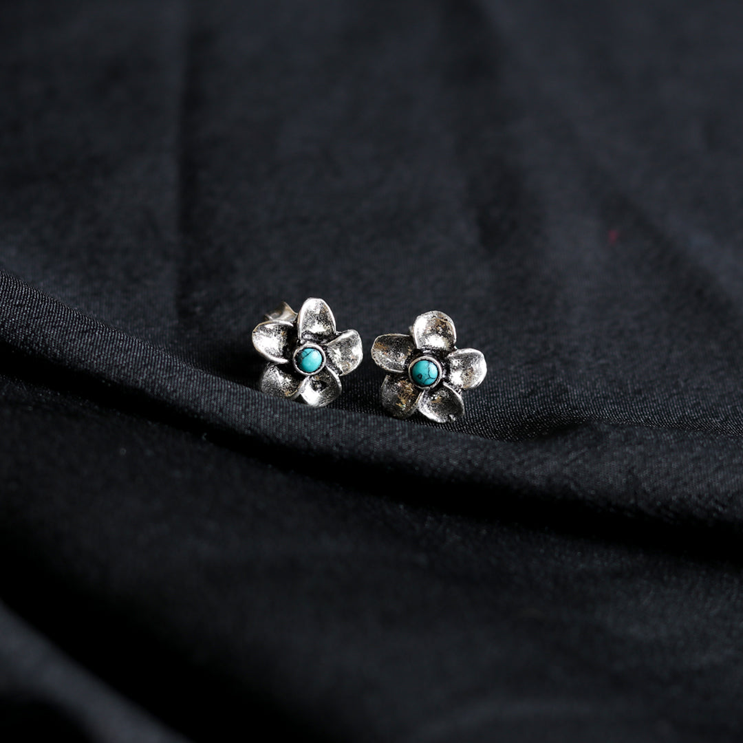 Floral Turquoise Studds
