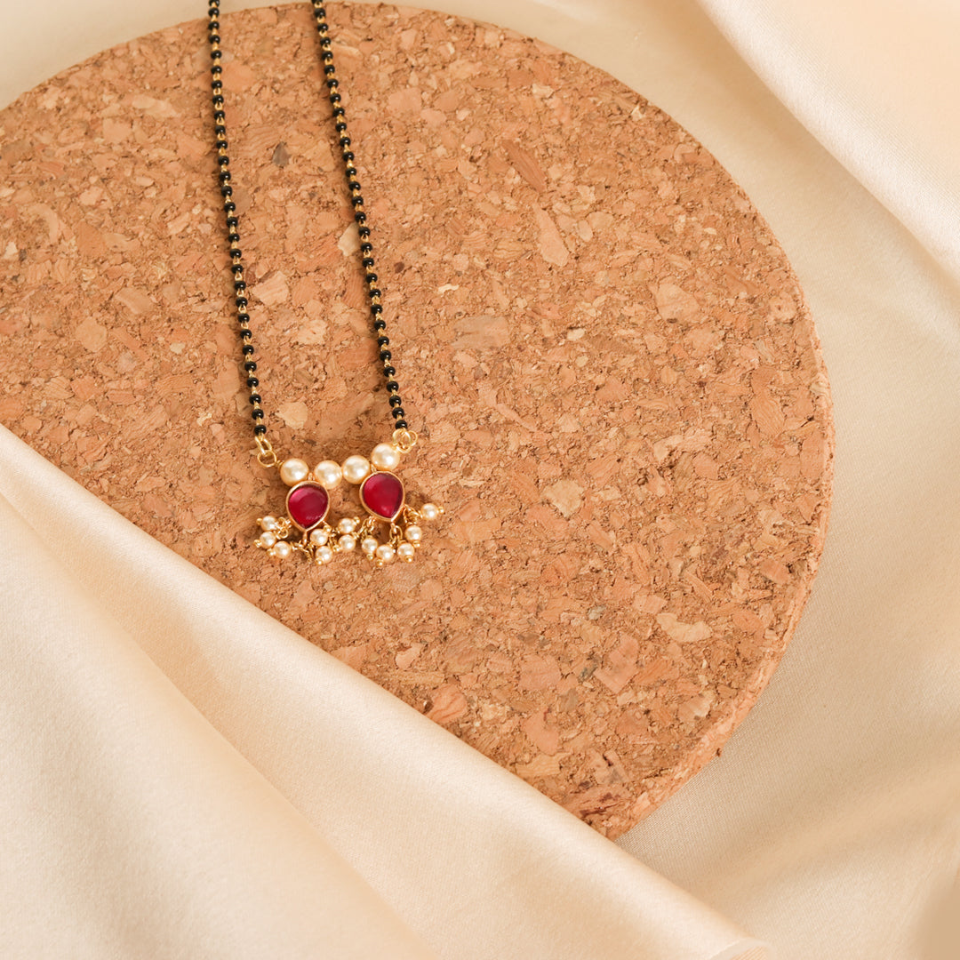 kundan Drop Mangalsutra