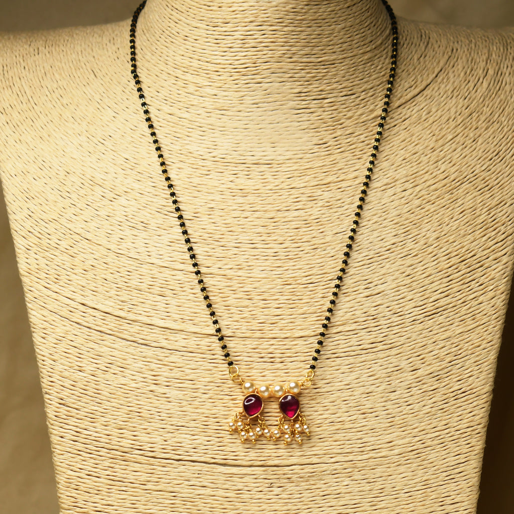 kundan Drop Mangalsutra