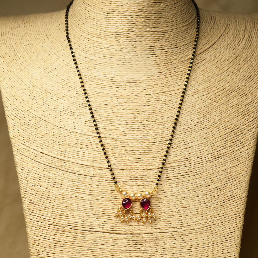kundan Drop Mangalsutra