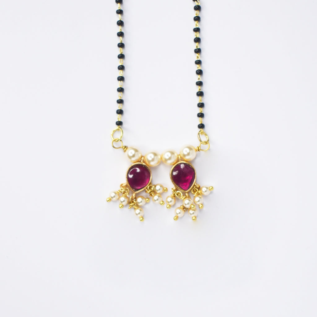 kundan Drop Mangalsutra
