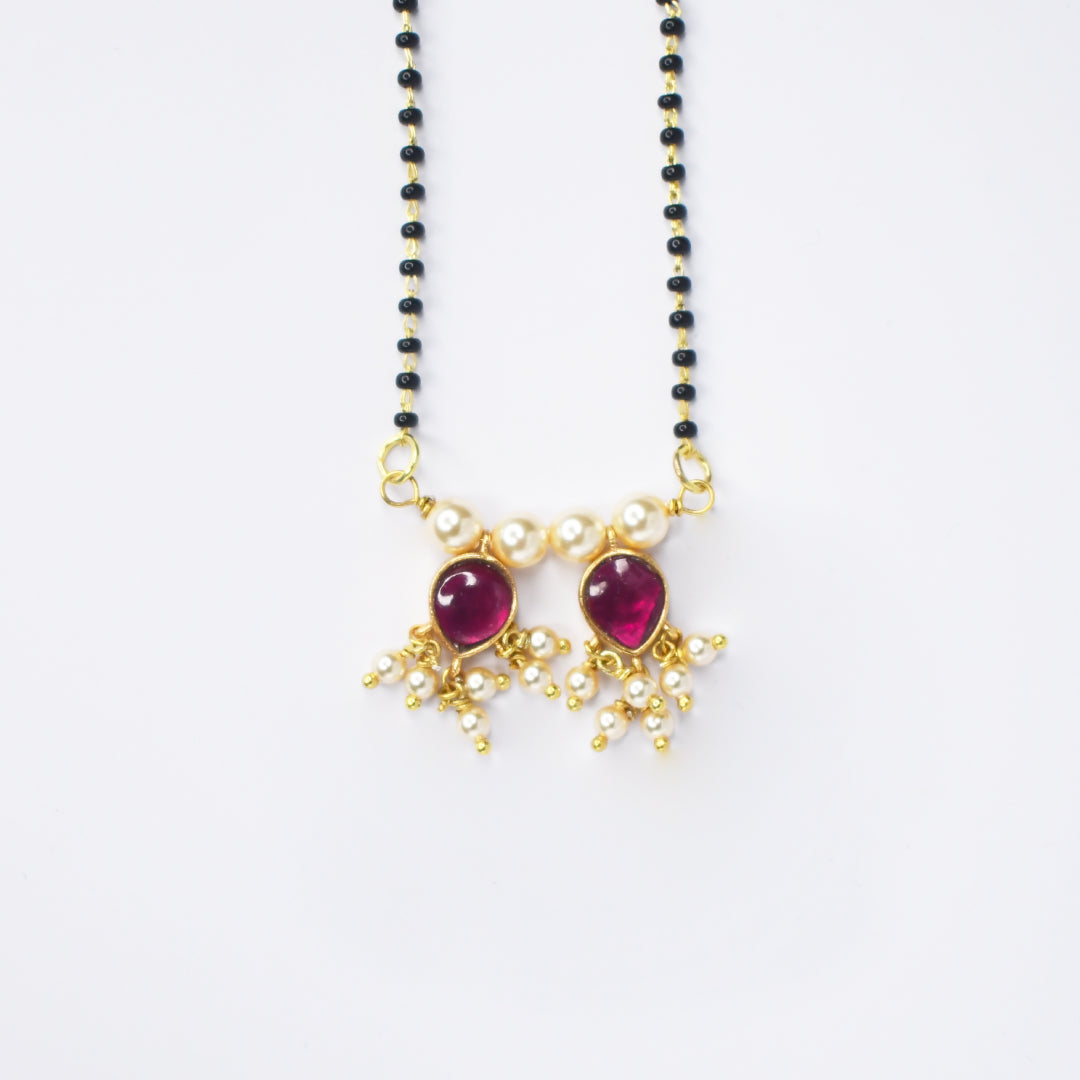 kundan Drop Mangalsutra