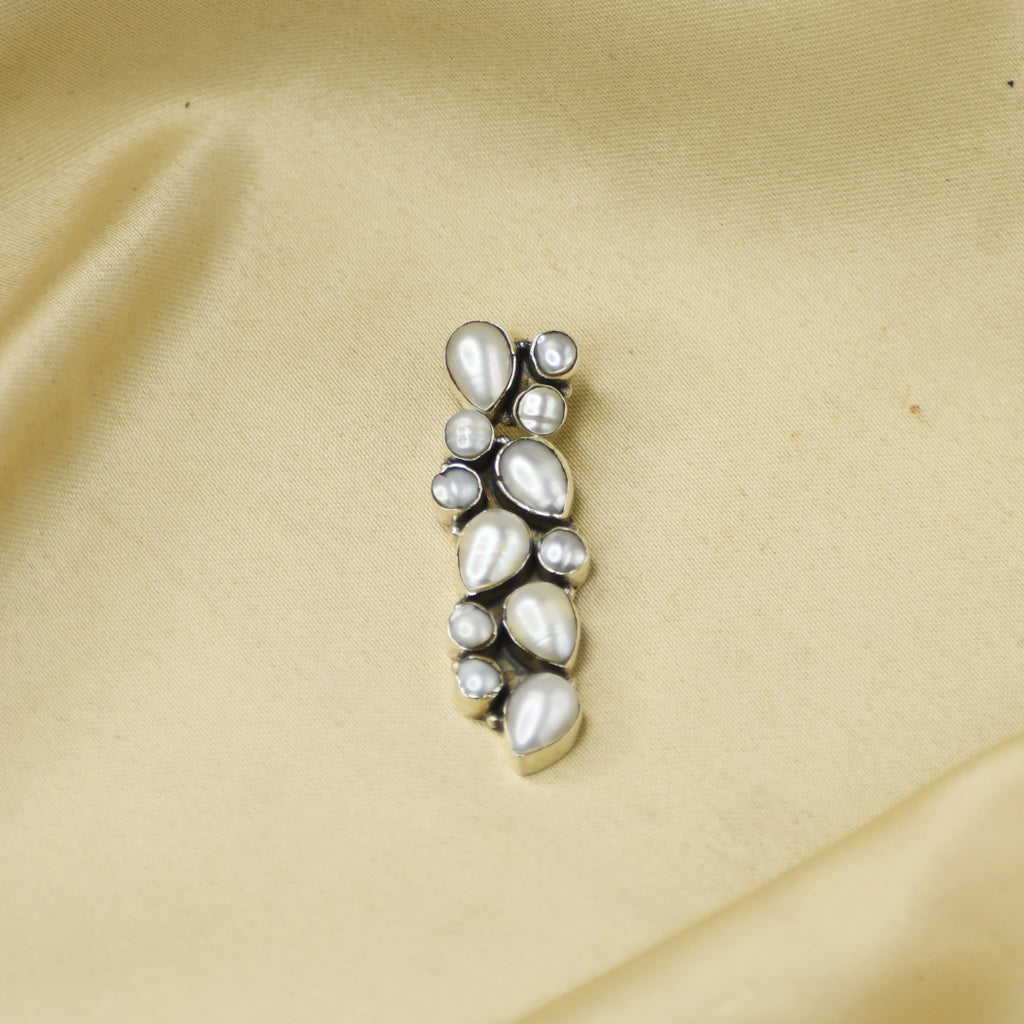 Abstract Pearl Pendant