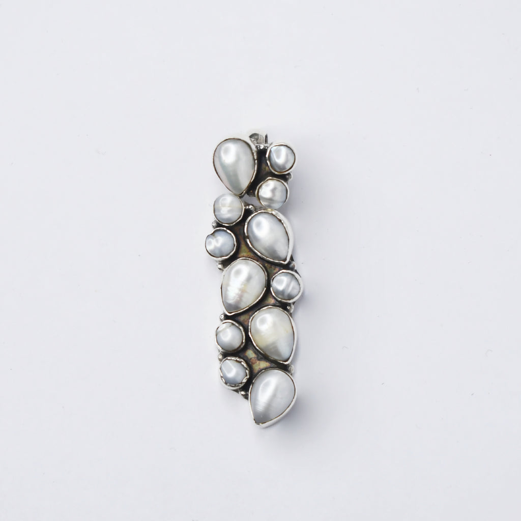 Abstract Pearl Pendant