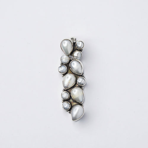 Abstract Pearl Pendant