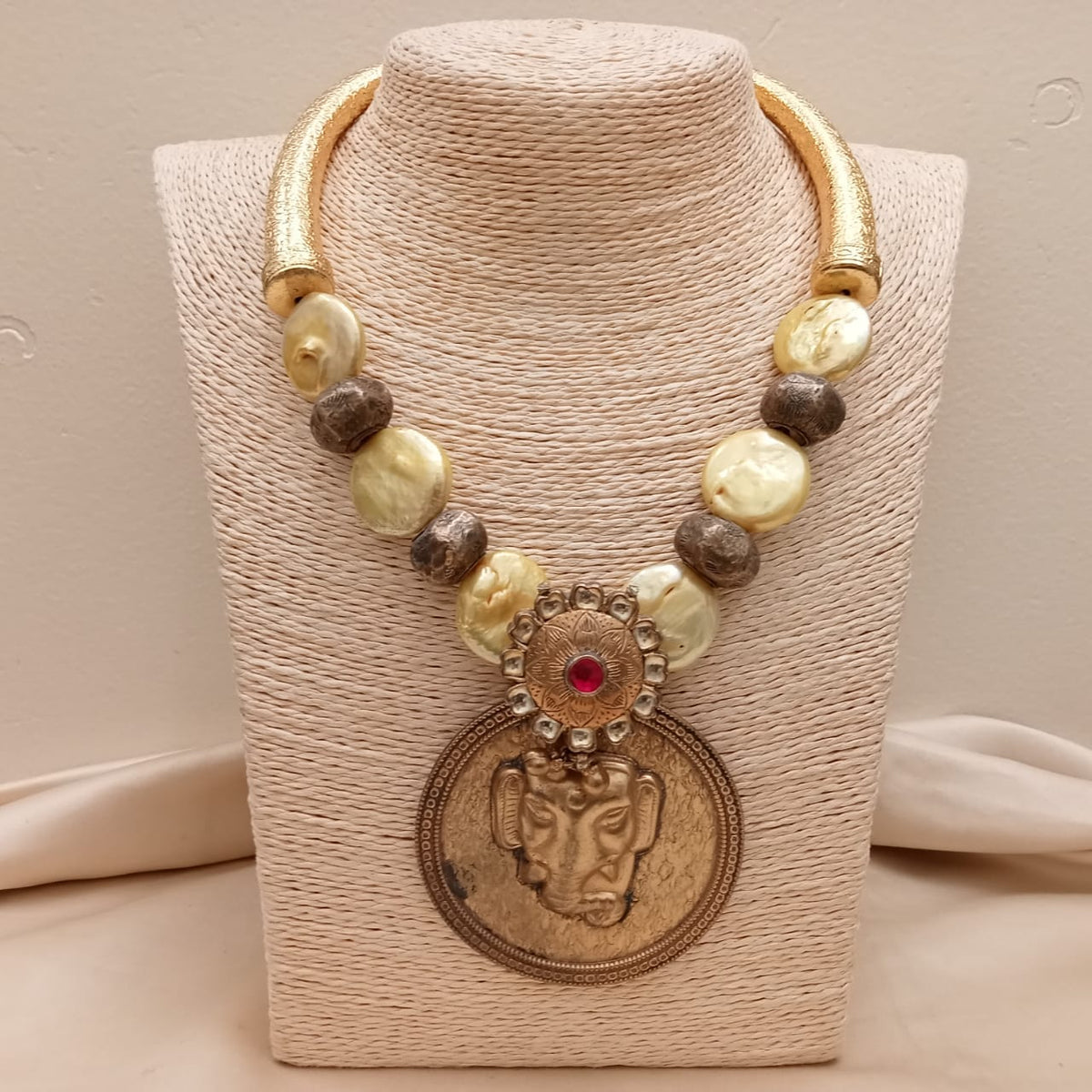 Hasli Ganesha Neckpiece