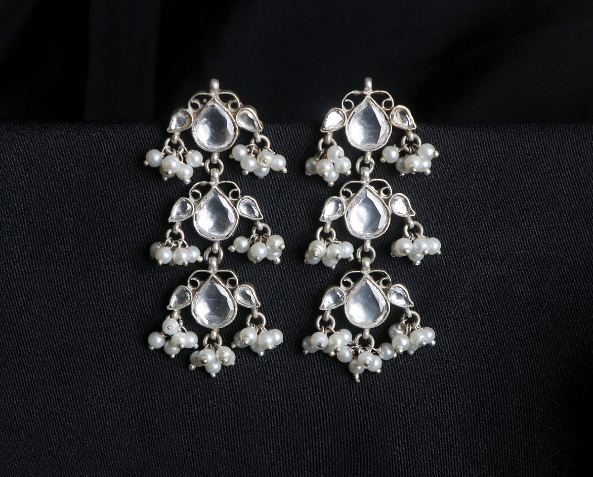 Kundan Pearl Earrings