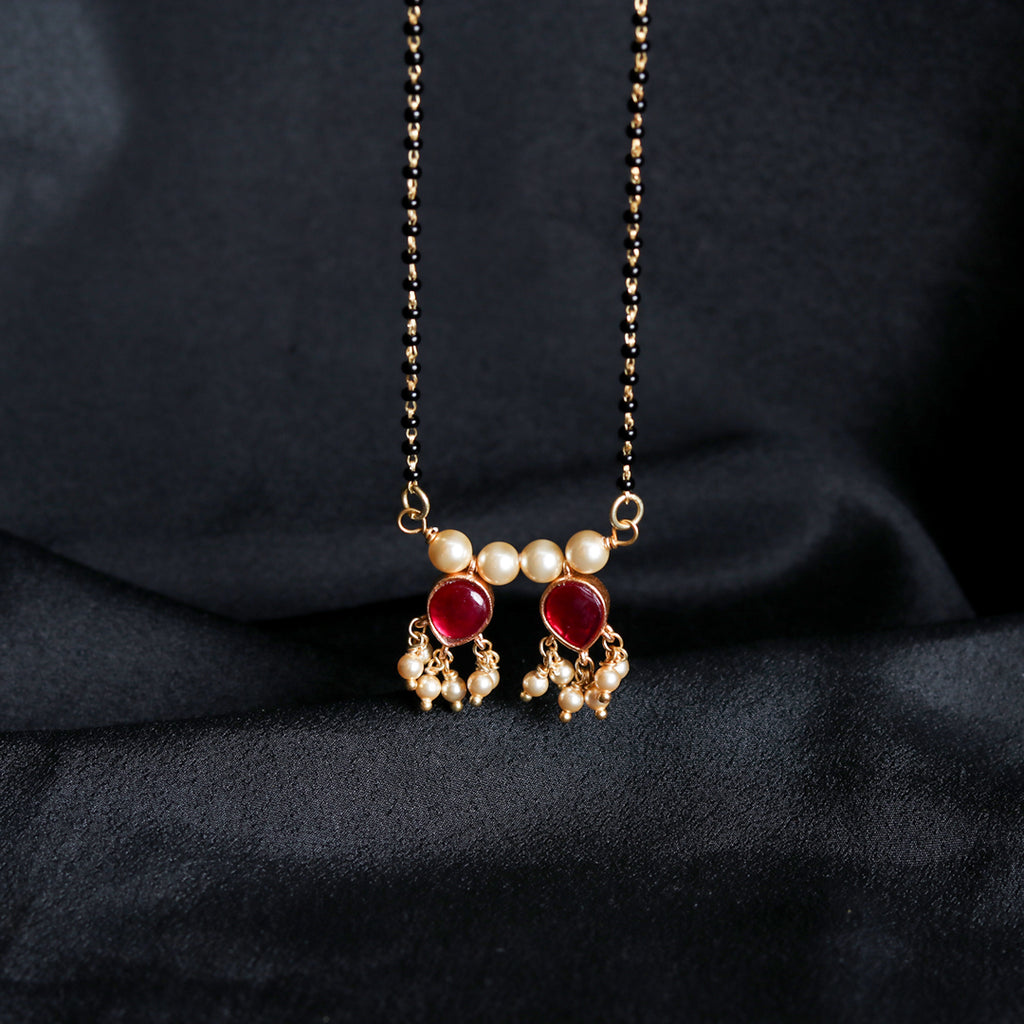 kundan Drop Mangalsutra