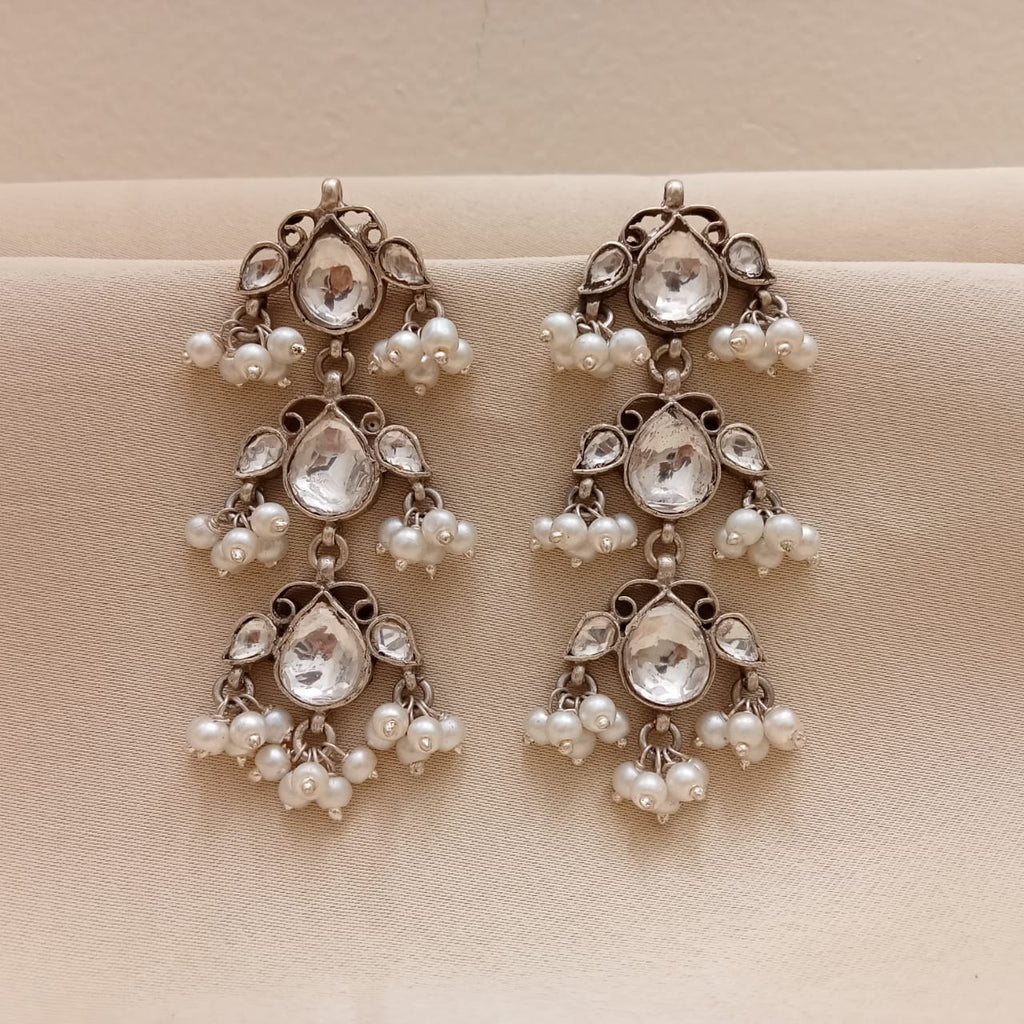 Kundan Pearl Earrings