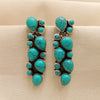 Abstract Hydro Turquoise Earrings